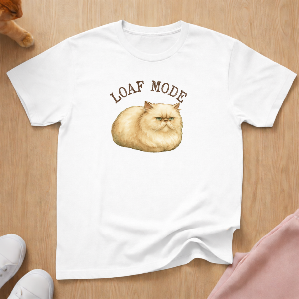 Loaf Mode cat T-shirt