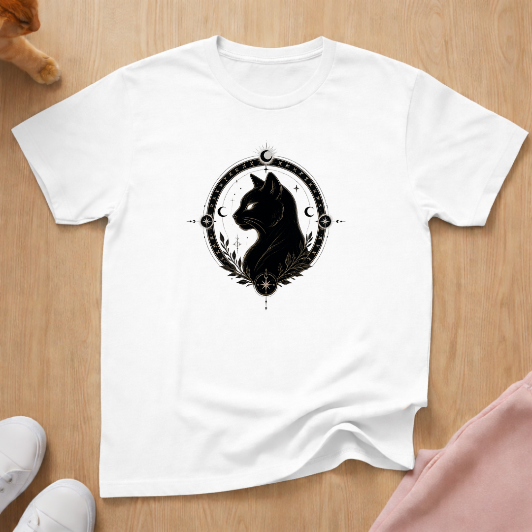 Black familiar T-shirt