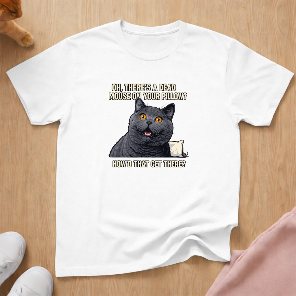 Mouse on Pillow T-shirt