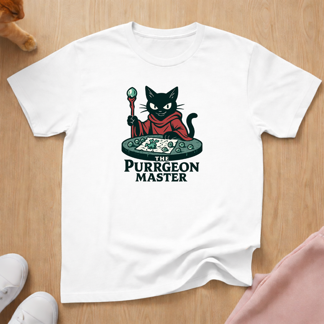 Purrgeon Master 2 cat T-shirt