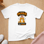Orange cat mom T-shirt