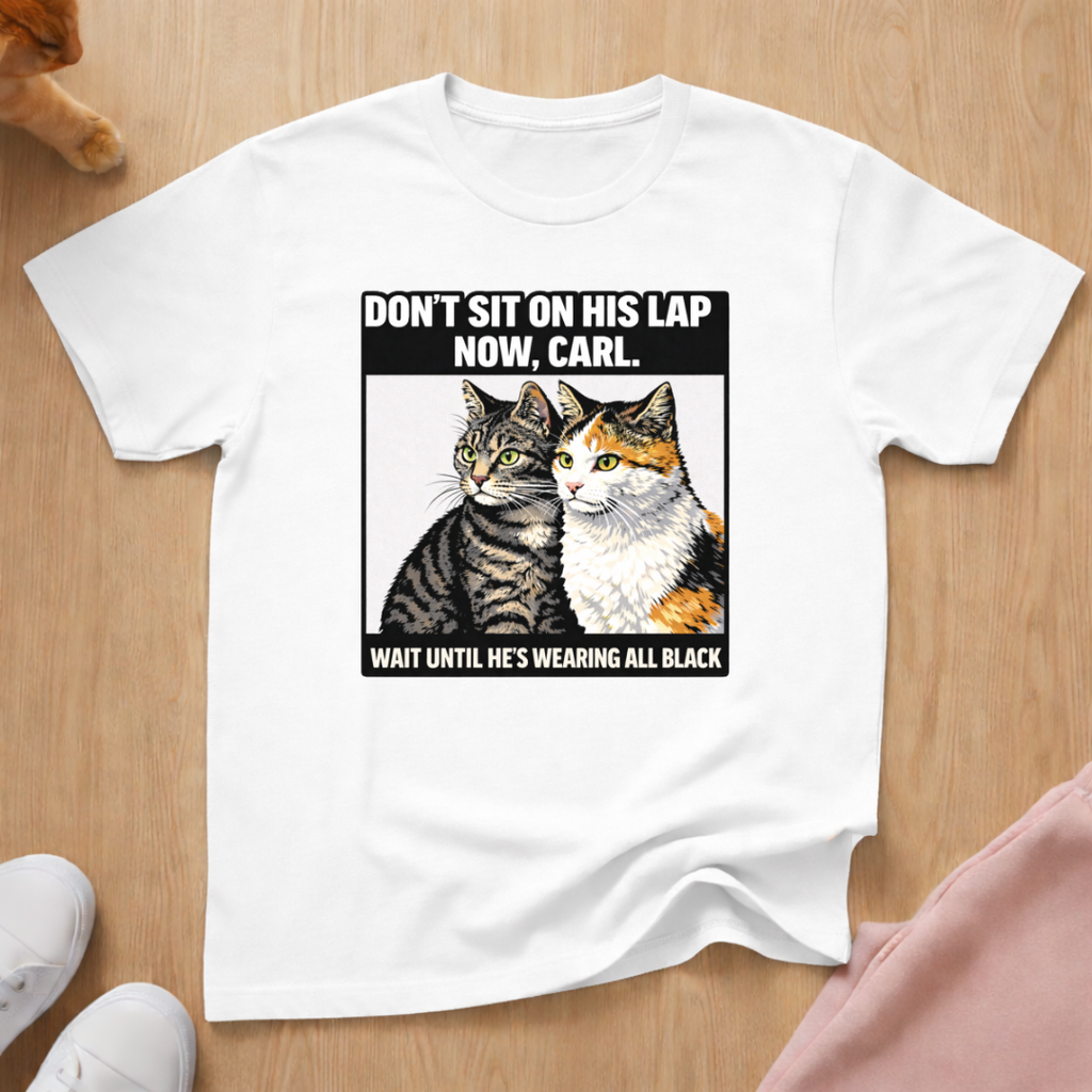 Don't sit Carl T-shirt