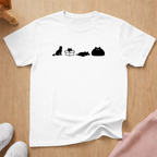 Cat progression T-shirt