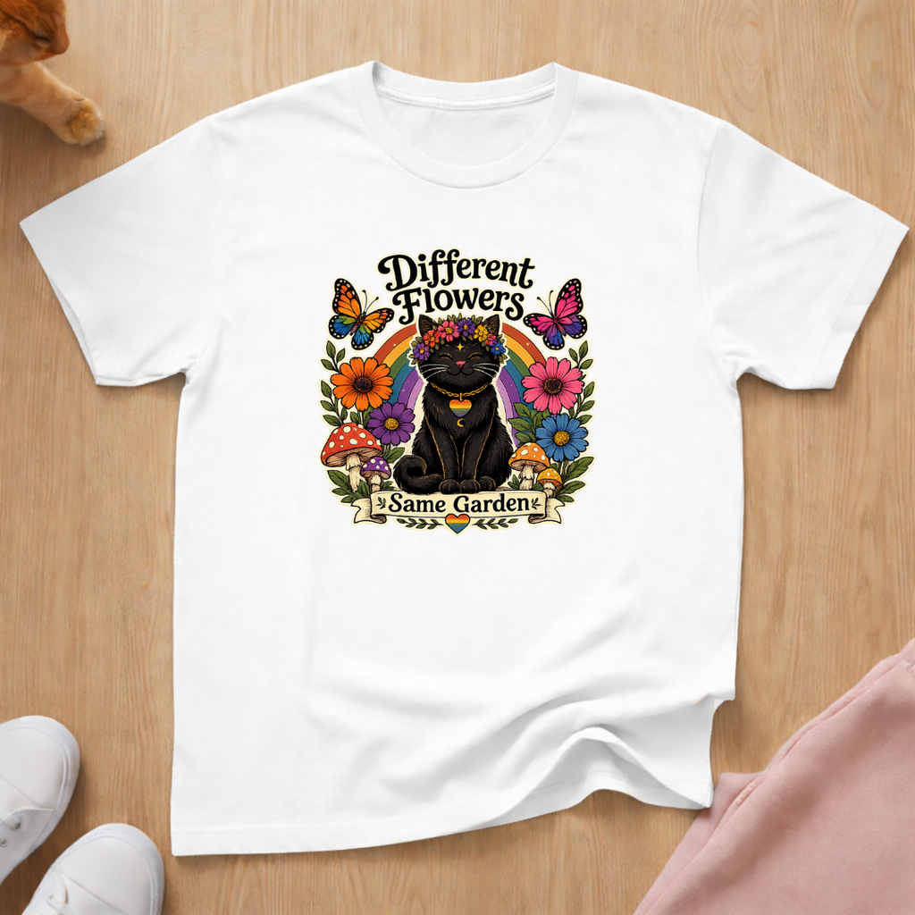 Different flowers T-shirt