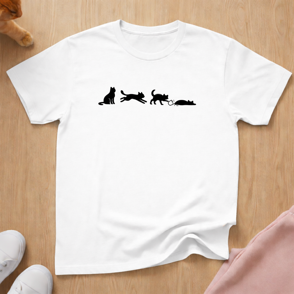 Cat progression 2 T-shirt