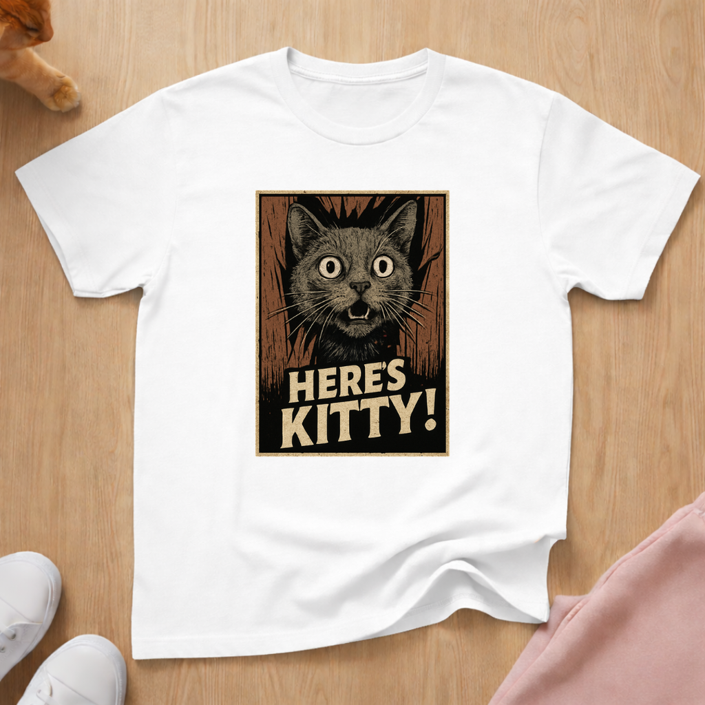 Here's Kitty cat T-shirt