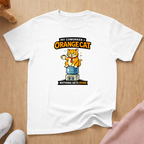 My coworker = Orange cat T-shirt