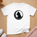 Moon cat and waves T-shirt