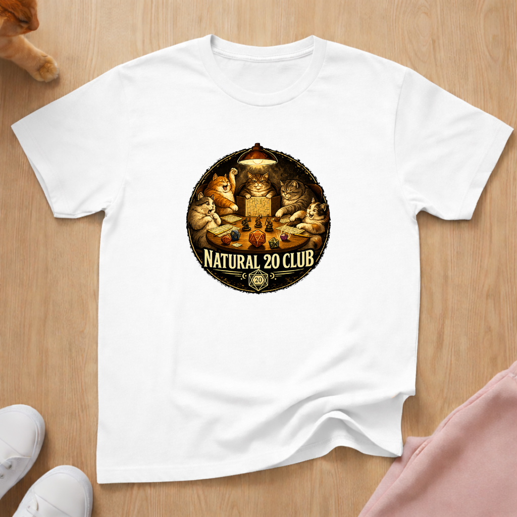 Nat 20 club T-shirt