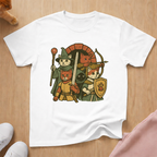 Cat DnD party cat T-shirt