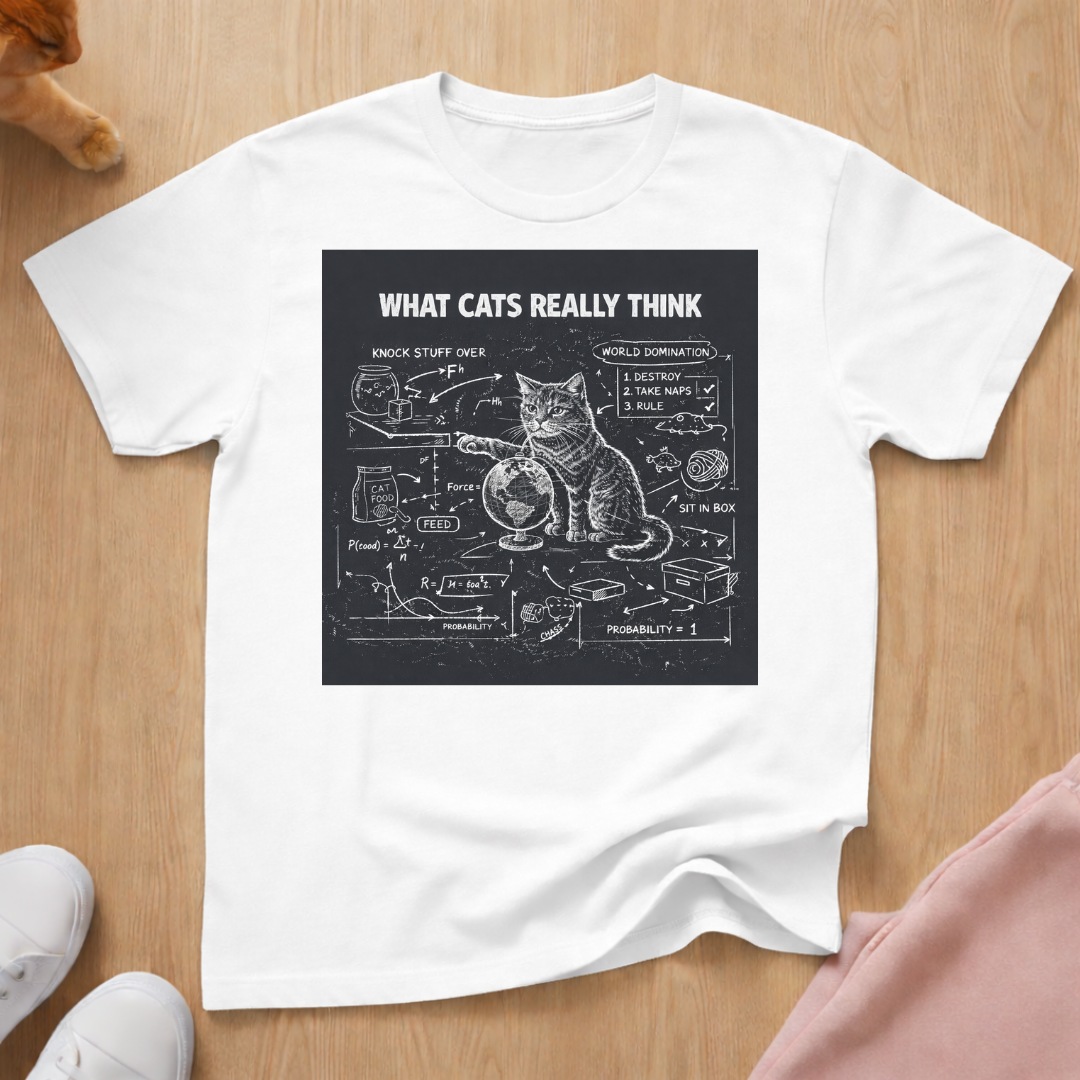What cats really think T-shirt