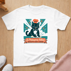 Biscuit making French cat T-shirt