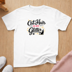 Cat hair is my glitter (light) T-shirt