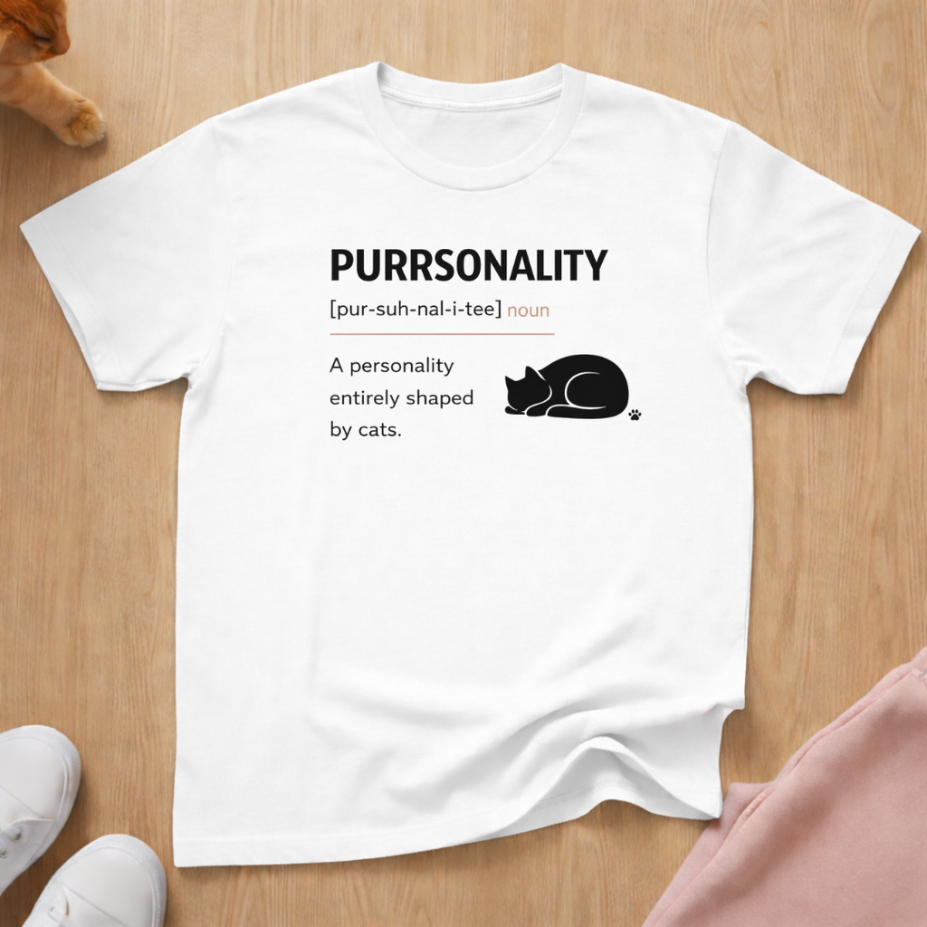 Purrsonality definition T-shirt