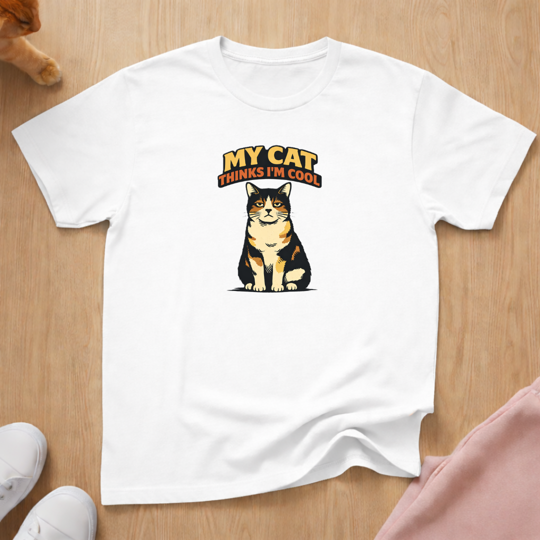 My Cat thinks I'm cool T-shirt